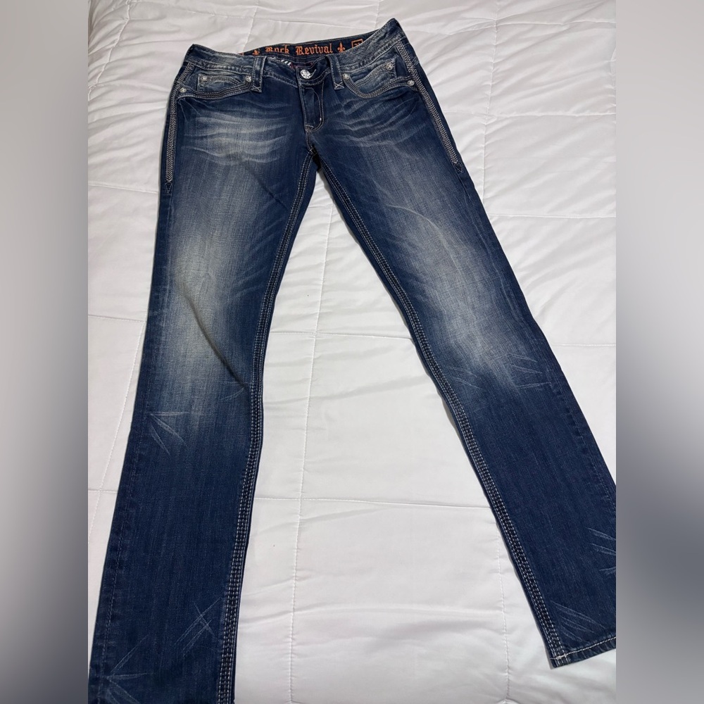 Rock Revival Blue Denim Jeans